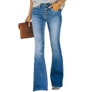 KanCan Button Fly Flare Bootcut  Denim Jeans 23